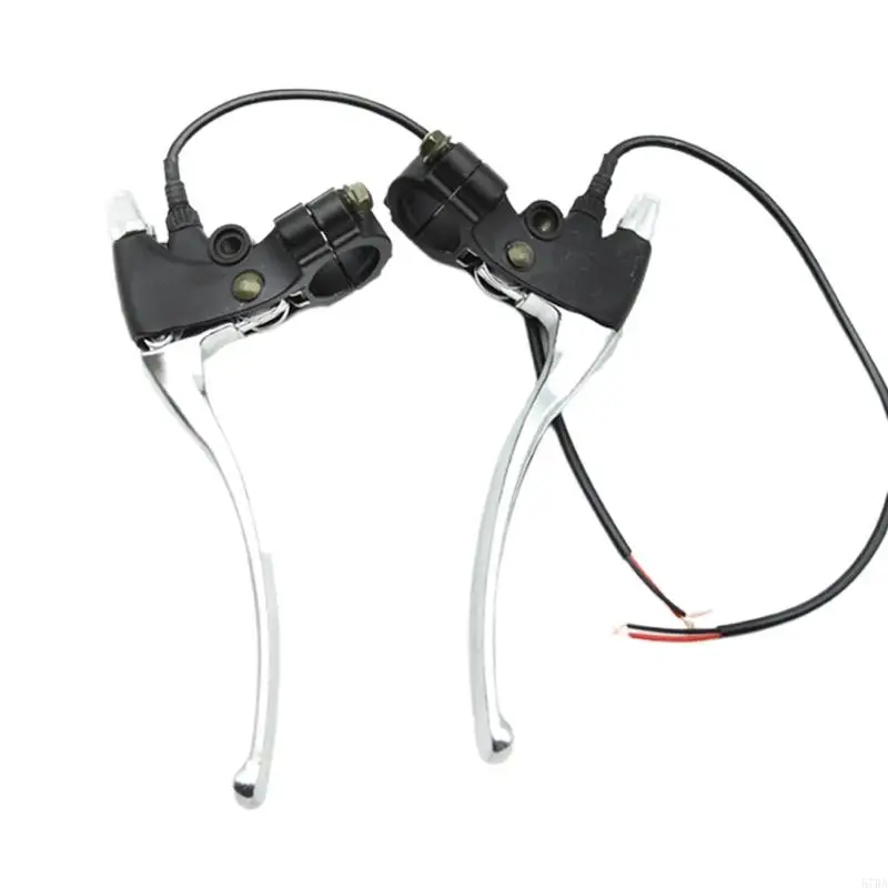 57BA скейтборд езда на велосипеде тормозной рычаг прочный 2 провода левый и правый