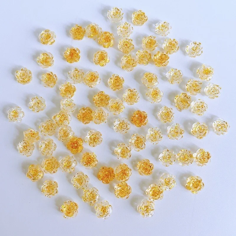 

30PCS Mixed Color Nail Camellia Rhinestones 6/8mm Manicure 3D Flowers Nails Decoration Kawaii Accessories for Acrylic Nails#ZS23
