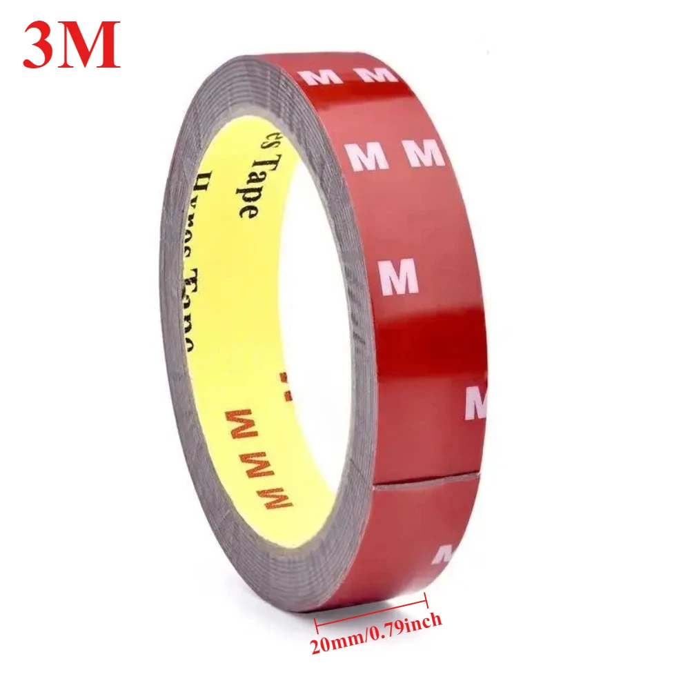 

3M прочная двусторонняя клейкая лента высокой вязкости для автомобильного использования, устойчивая к высоким температурам фиксирующая клейкая лента