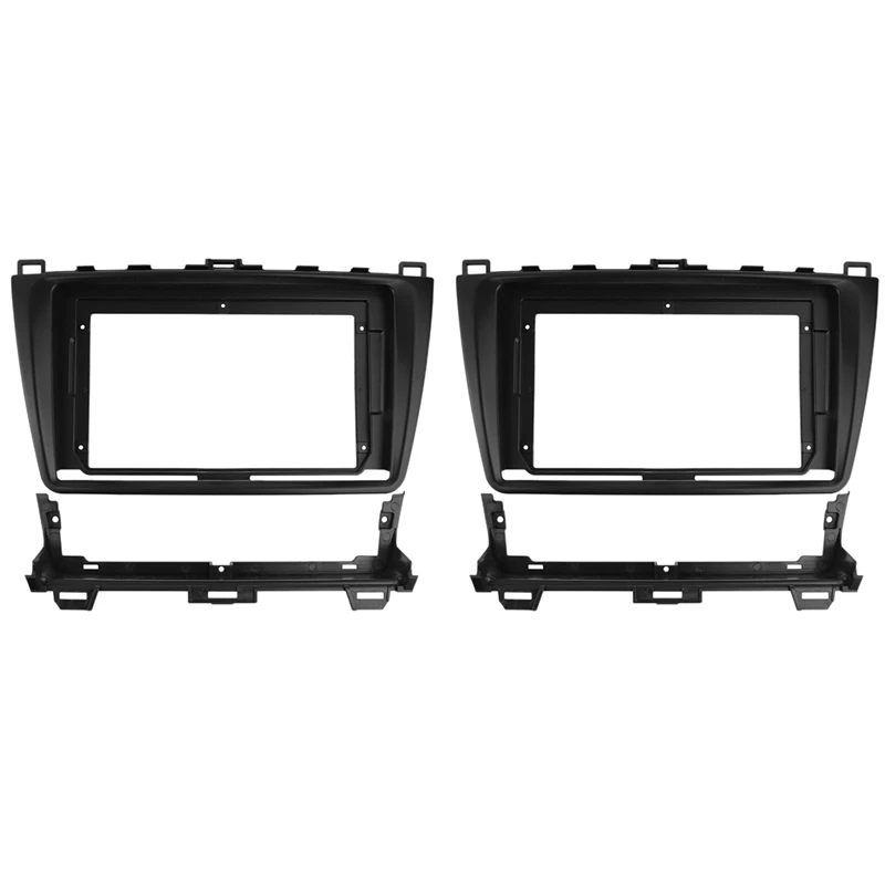 

2X 9 Inch Radio Fascias For Mazda 6 Atenza 2009-2013 Double Din DVD Stereo Panel Dashboard Refitting Installation Frame
