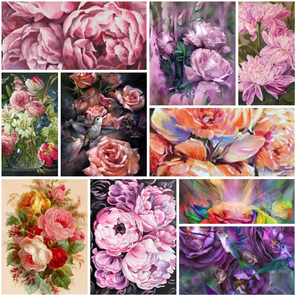 

Flowers Peony Painting By Number Acrylic Paint Craft Kits For Adults Home Decoration Personalized Gift Ideas Free Shipping 2023