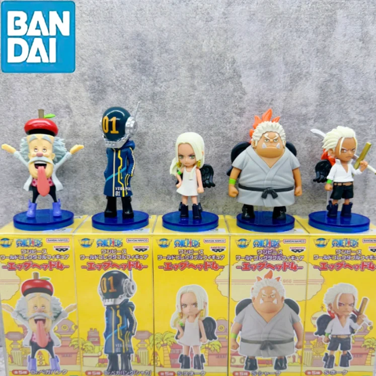 Bandai Anime One Piece Wcf Egghead Dr. Vegapunk Seraphim ПВХ Фигурки 70 мм Mdoel Кукла Игрушки Фигурка