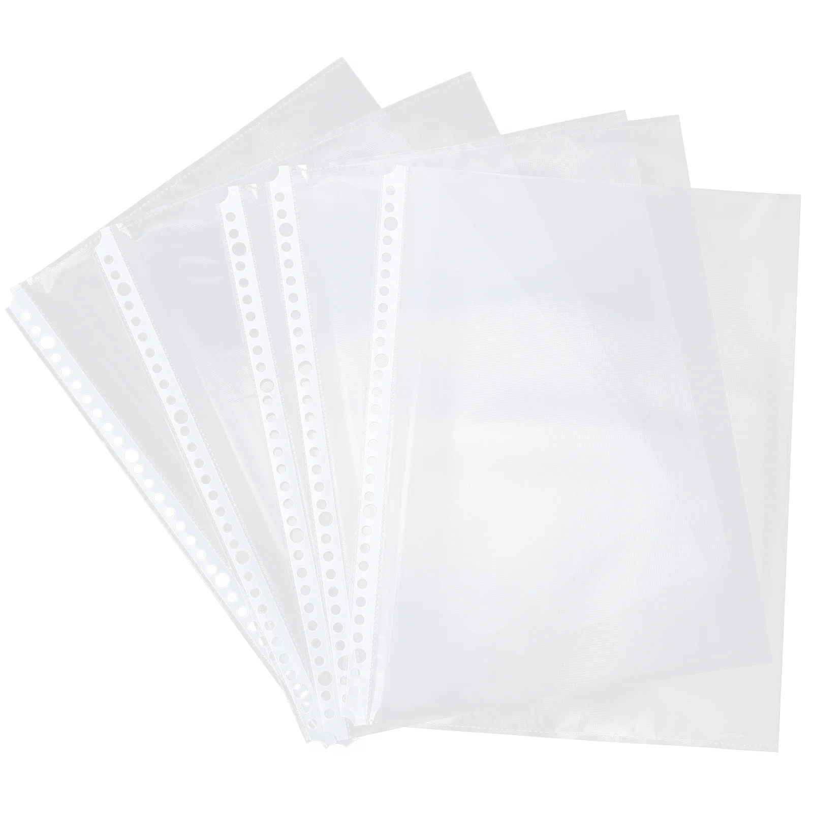 

Binder File Protector Clear Page Document Protectors Organizer Folder Sheet Leaf Loose Paper Pockets Bags A4 Pouch Folders