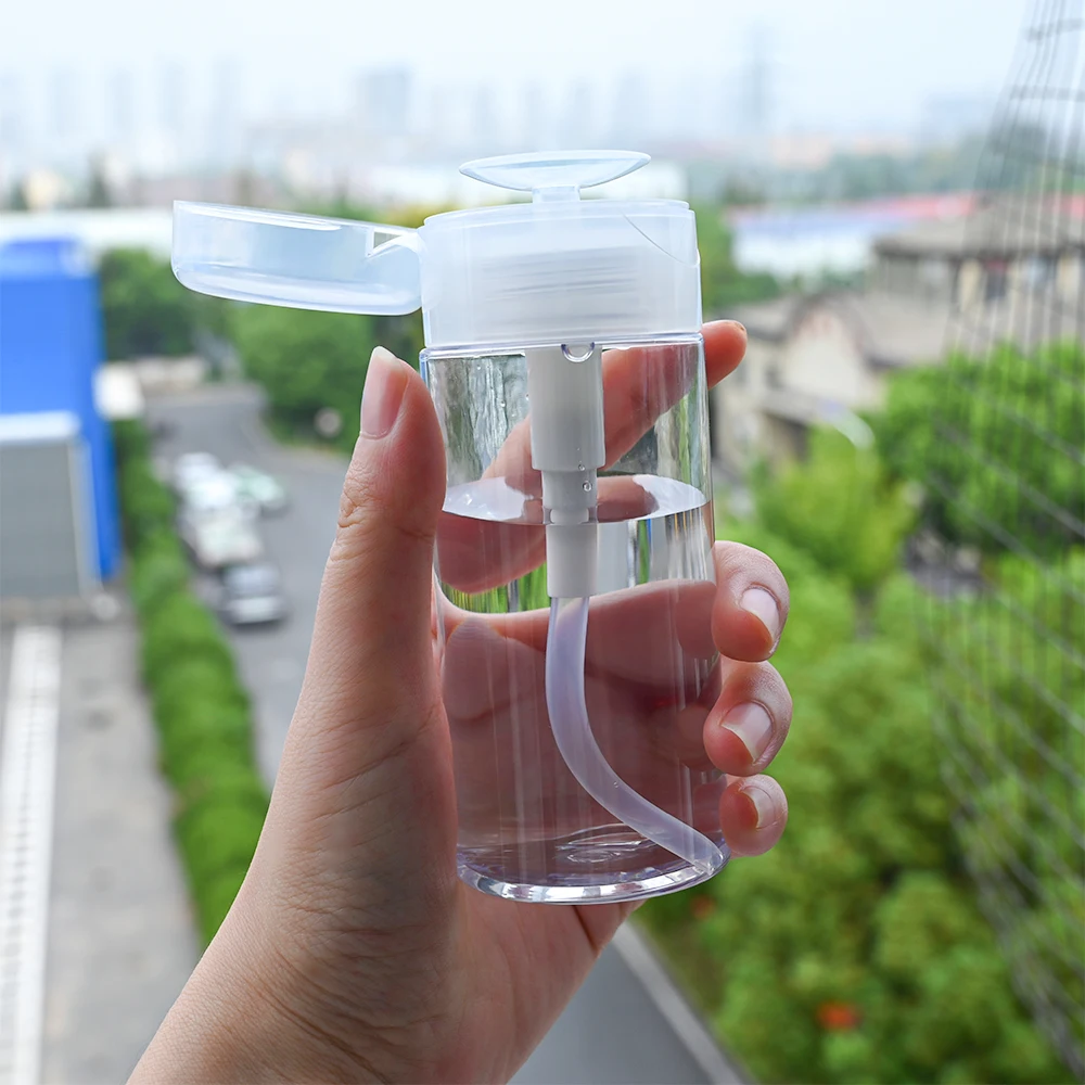 Многоразовый Прозрачный Пустой дозатор для ногтей 100/150/200 мл