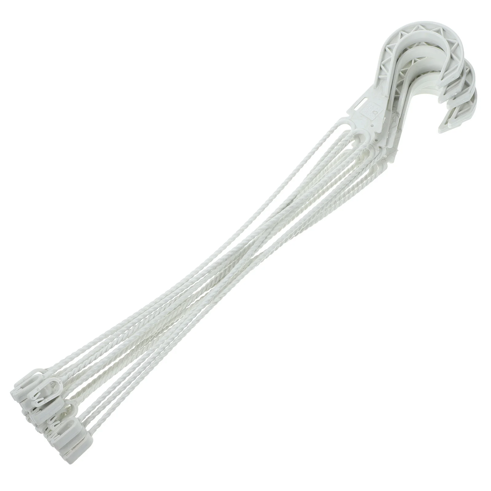 

5 Pcs Plastic Pot Hook Hanging Heavy Compact Flowerpot White Garden Use Hooks