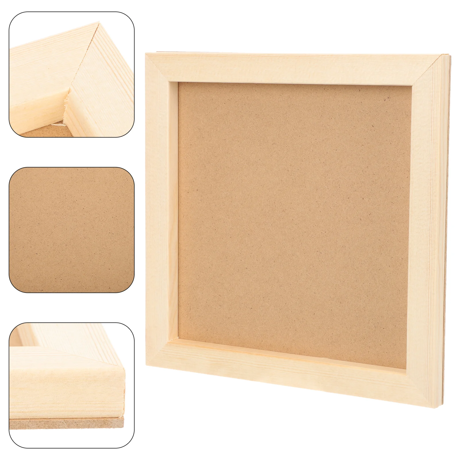 

Frame Picture Photo Unfinished Wood Diy Wooden Blank Tabletop Display