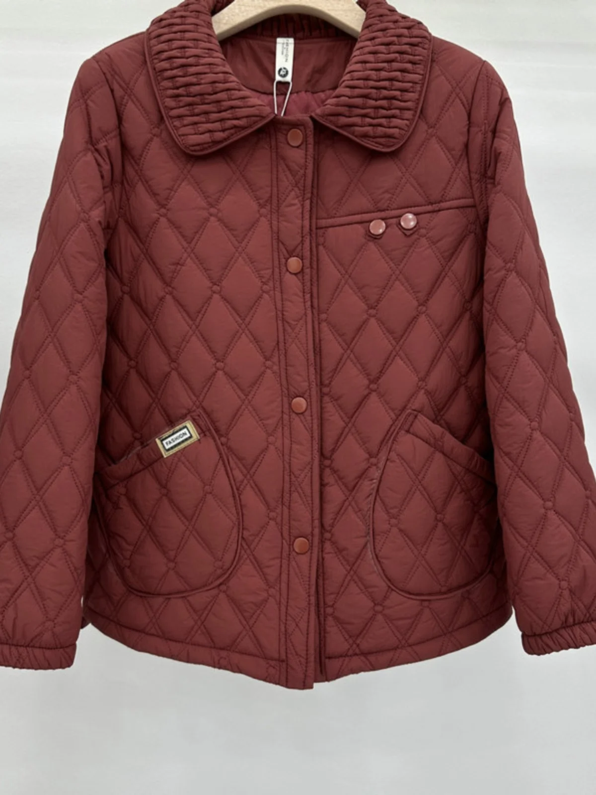 Куртка с хлопковой подкладкой одежда для мам среднего и пожилого возраста пальто