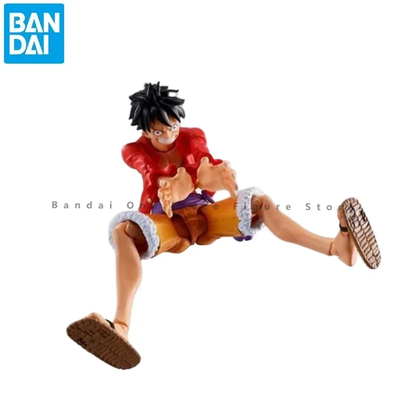 В наличии Bandai Original SHF One Piece Monkey D Luffy Ghost Island Фигурки Аниме Модель S.H.Figuarts Игрушки