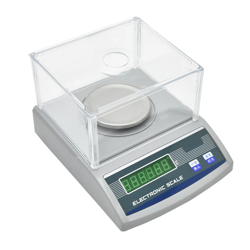 200 x 0.001g 1mg Lab Precision-Scale Analytical Balance Digital Balance Scale with windshield Portable Jewelry Weight Scale