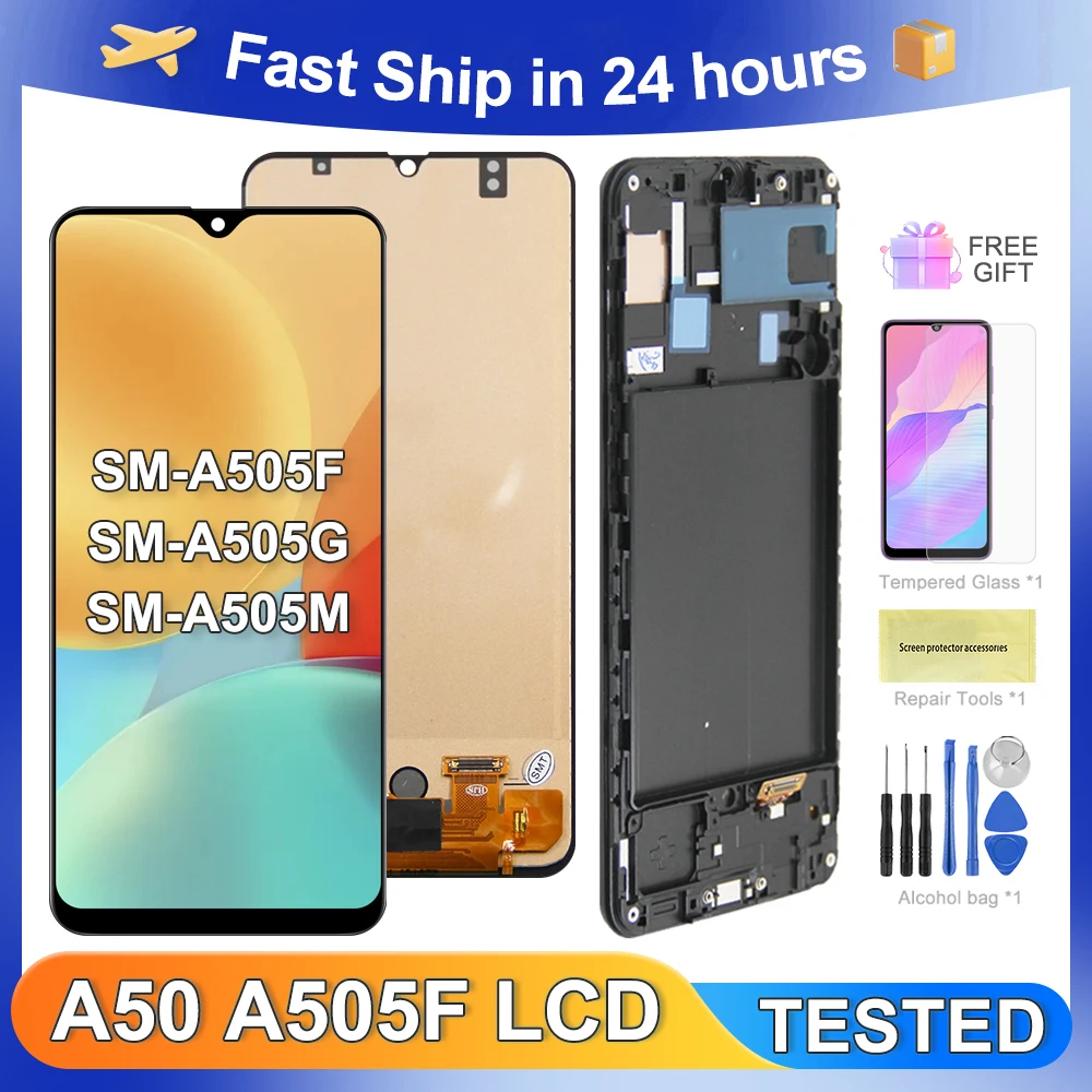 ЖК-дисплей 6 4 ''для Samsung A505F A505G A505W A505X A505N
