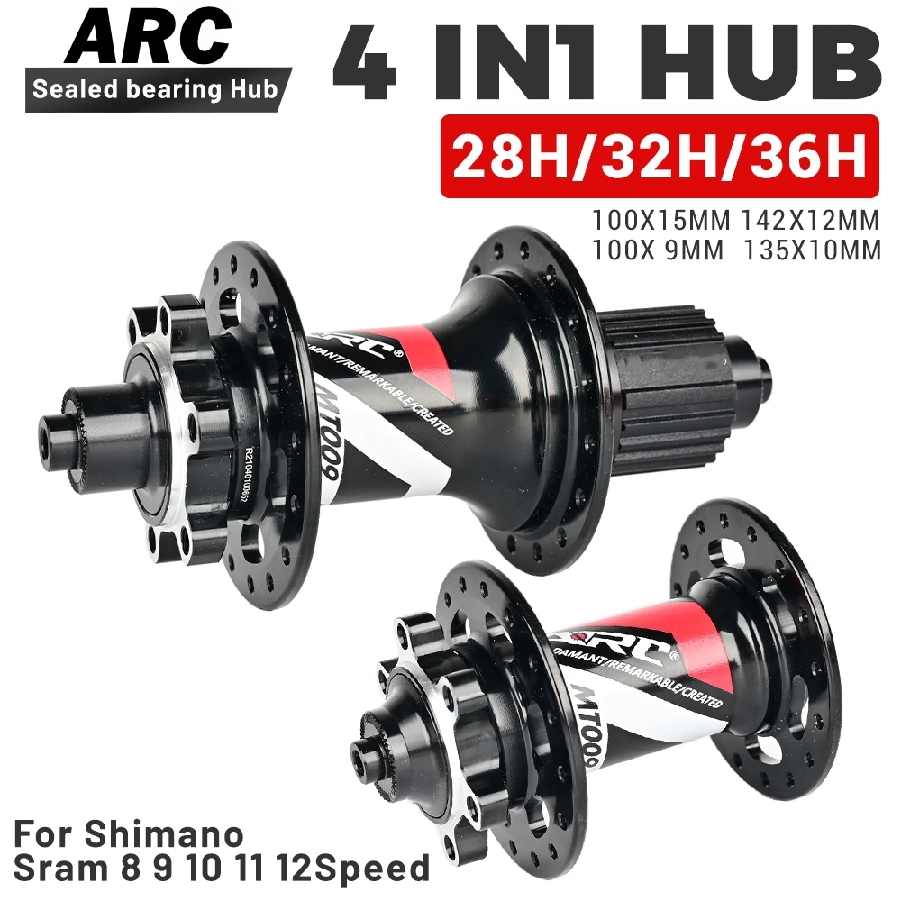 ARC 009 Велосипедная Ступица Дискового Тормоза MTB 28H/32H/36 Зубьев 12 Скоростей С 6