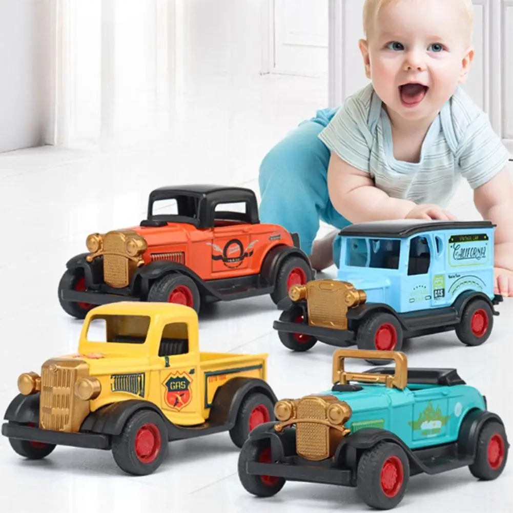 

Миниатюрная классическая модель автомобиля NASITIP в стиле ретро, детские игрушки из сплава с откидной спинкой для мальчиков, подарки на день рождения, украшение для дома