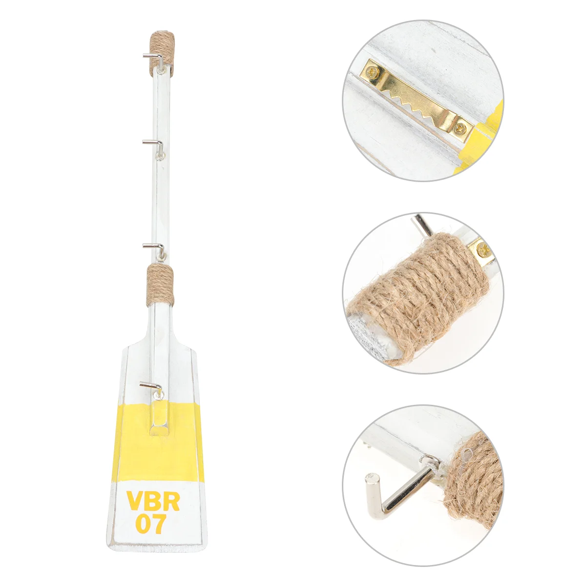 

Wall Hook Hooks Nautical Wooden Hanging Oar Hanger Paddle Decor Coat Mediterranean Rack Decorative Beach Ornament Style Hat Wood