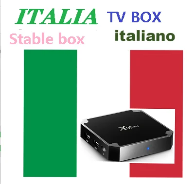 

2021 New Italian tv box for Android OS 9.0 Super Stable Italy tv box