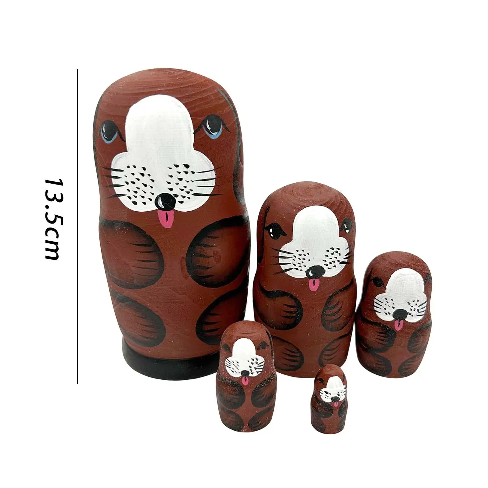 

5 шт., русские куклы-матрешки, игрушки ручной работы