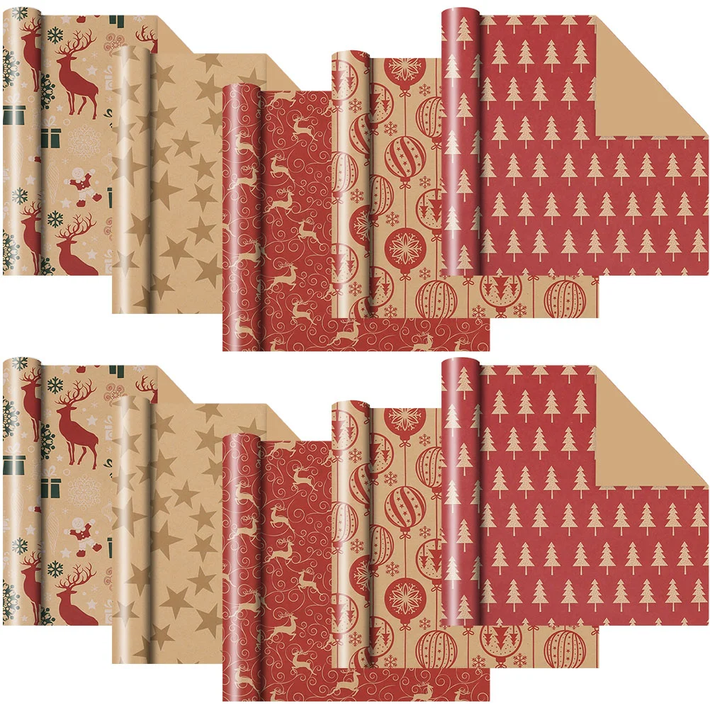 

Paper Wrapping Christmas Gift Bundle Packaging Kraft Rolltissue Background Packing Tag Merrybirthday Holidaybrownsupplies Rolls