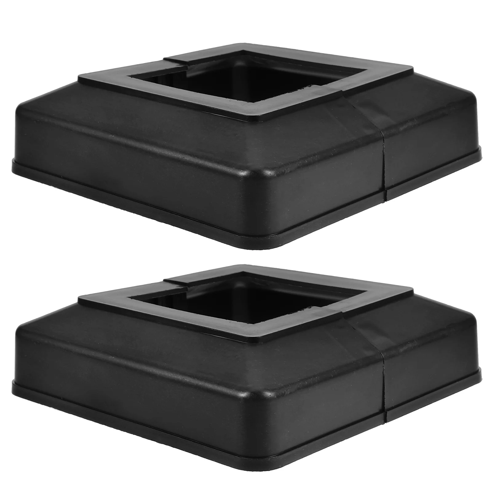 2 шт. квадратная трубка для забора декоративная крышка колпачок стойки лампы