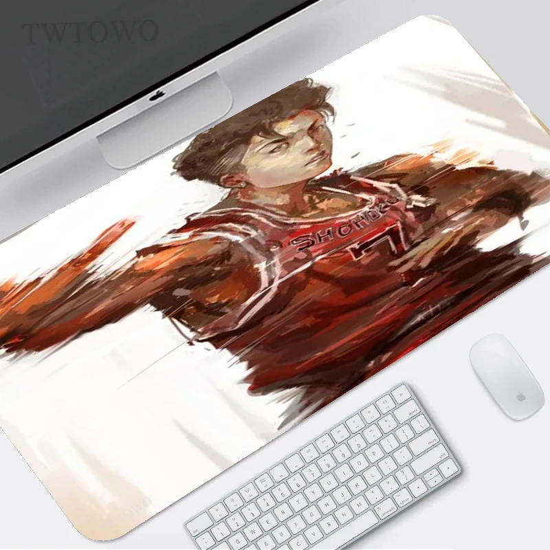 

Игровой коврик для мыши XL с аниме Slam Dunk, новый большой коврик для мыши HD под заказ XXL, коврики для мыши, офисный коврик, мягкий коврик для мыши ...