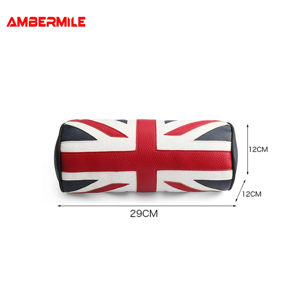 Фото Универсальная автомобильная подушка AMBERMILE, подголовник для Mini Cooper R50 R53 R55 R56 R60 R61 F54 F55 F56 F57 F60, аксессуары №3