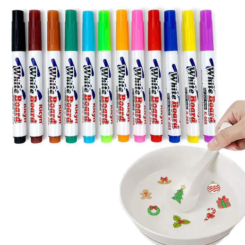 

Color Erasable Magic Pen Floating Drawings Whiteboard Marker Pen Tile Repair Wall Grout for Teaching Kids DIY Early Education