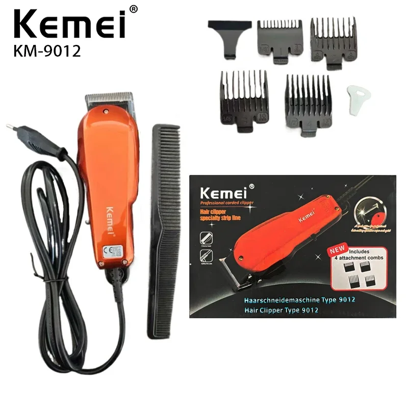 Машинка для стрижки волос KEMEI KM-9012 High Power Парикмахерская Специальный проводной