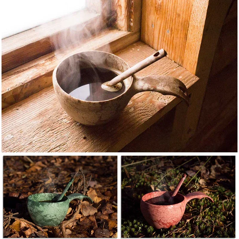 Finland Kupilka Cup Nordic Outdoor Кемпинг посуда для кемпинга кофейная чашка Kuksa деревянная