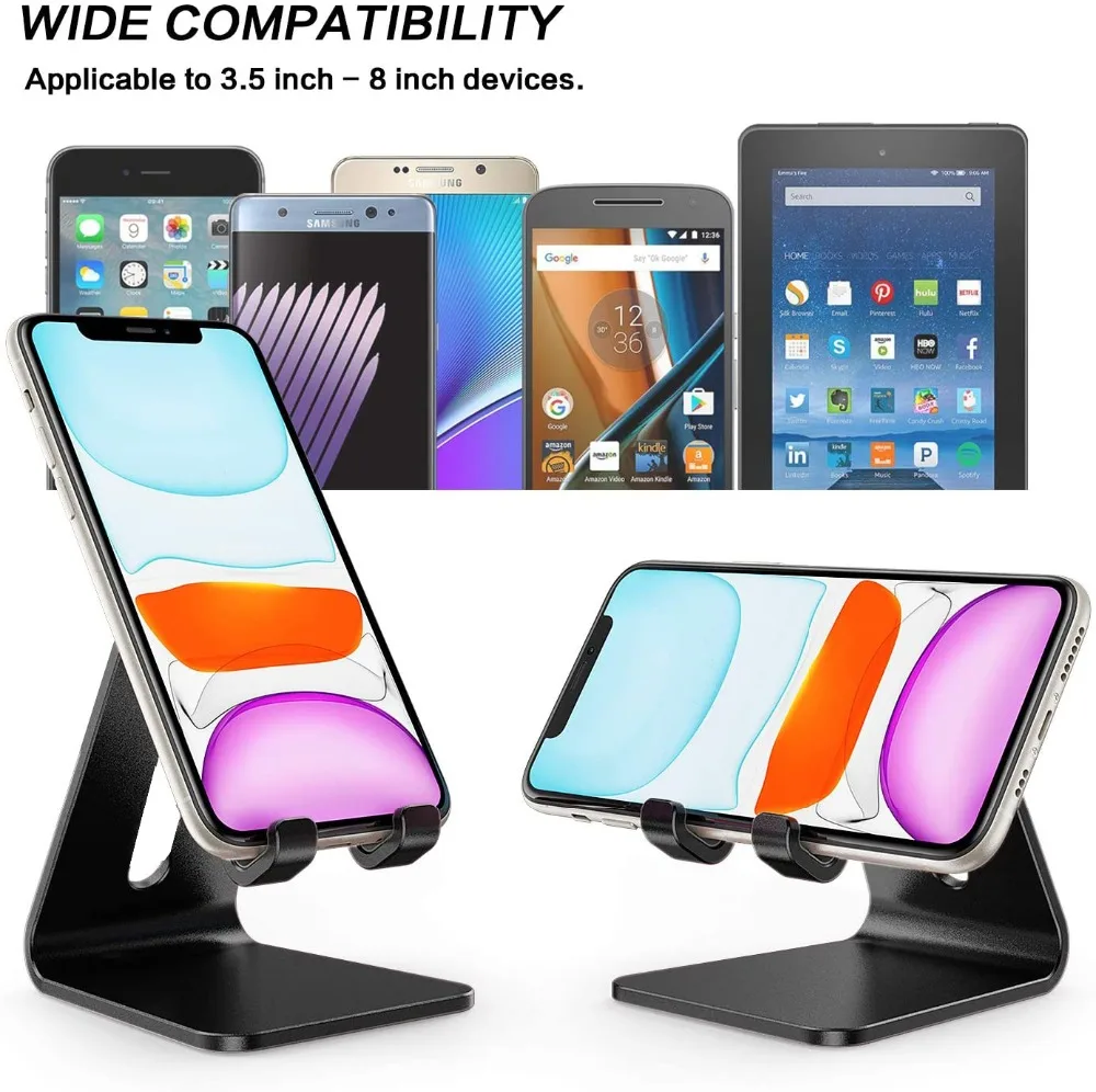 new desk mobile phone holder stand for iphone ipad xiaomi adjustable desktop tablet holder universal table cell phone stand free global shipping
