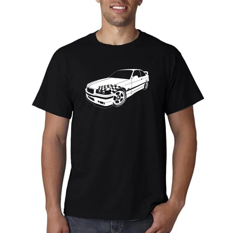 

Персонализированная футболка с цифровым изображением автомобиля (унисекс)