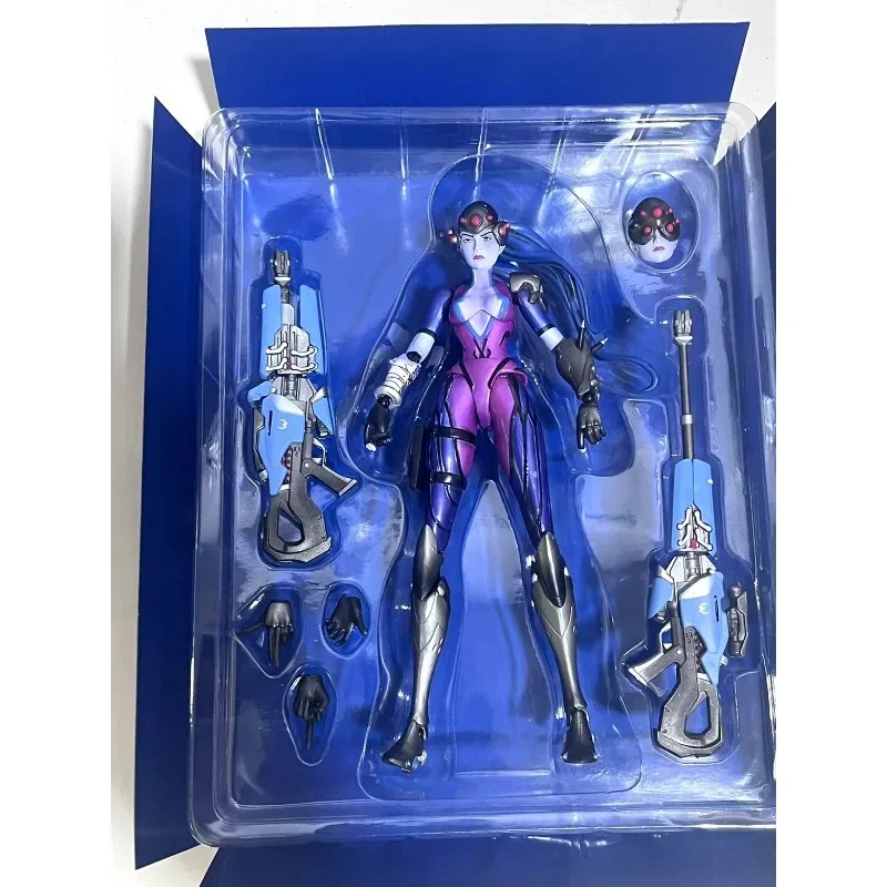 

Hasbro Cartoon Anime Overwatch Movable Joint OW2 Widowmaker Action Figure PVC Model Toys Collection Decoration Kids Gifts