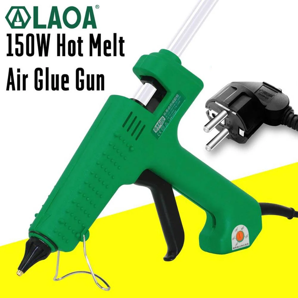 Большая распродажа клеевой пистолет для горячего расплава 150 Вт/100 Вт/80 Вт/60 Вт/40 Вт/25 Вт Регулируемая температура для клеевого клея термопистолет DIY Инструменты