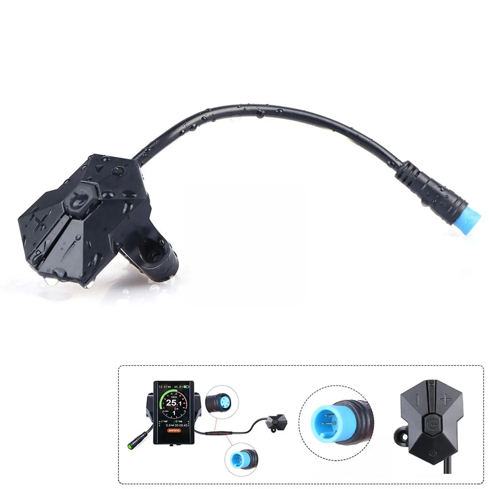 

Electric Bike 850c P850c Display Switch Controller Extension Cable For Bafang Bbs01 Bbs02 Bbshd Mid Drive Ebike Motor Acces V3r1