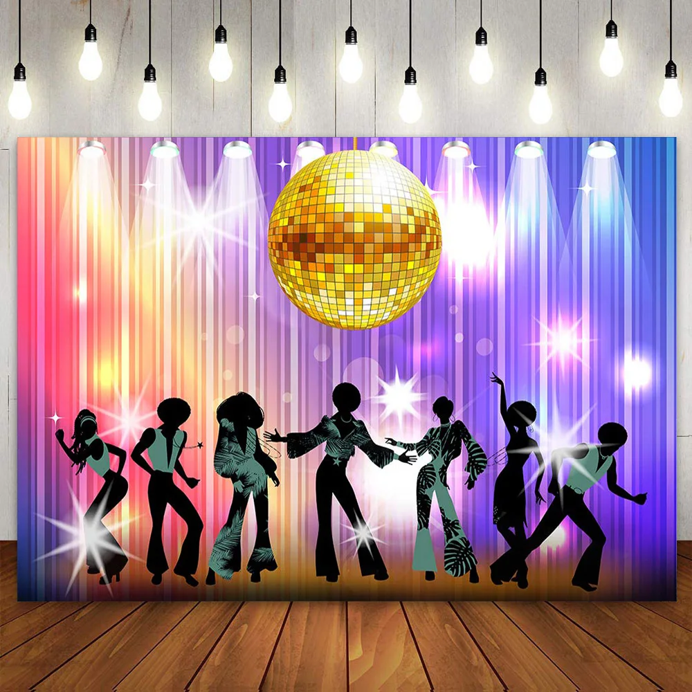 

Декор для дискотеки, Фотофон 50s 70s 80s 90s, баннер для ночных танцев, неоновый сцена, день рождения, Фотофон для Aldult для мужчин и женщин