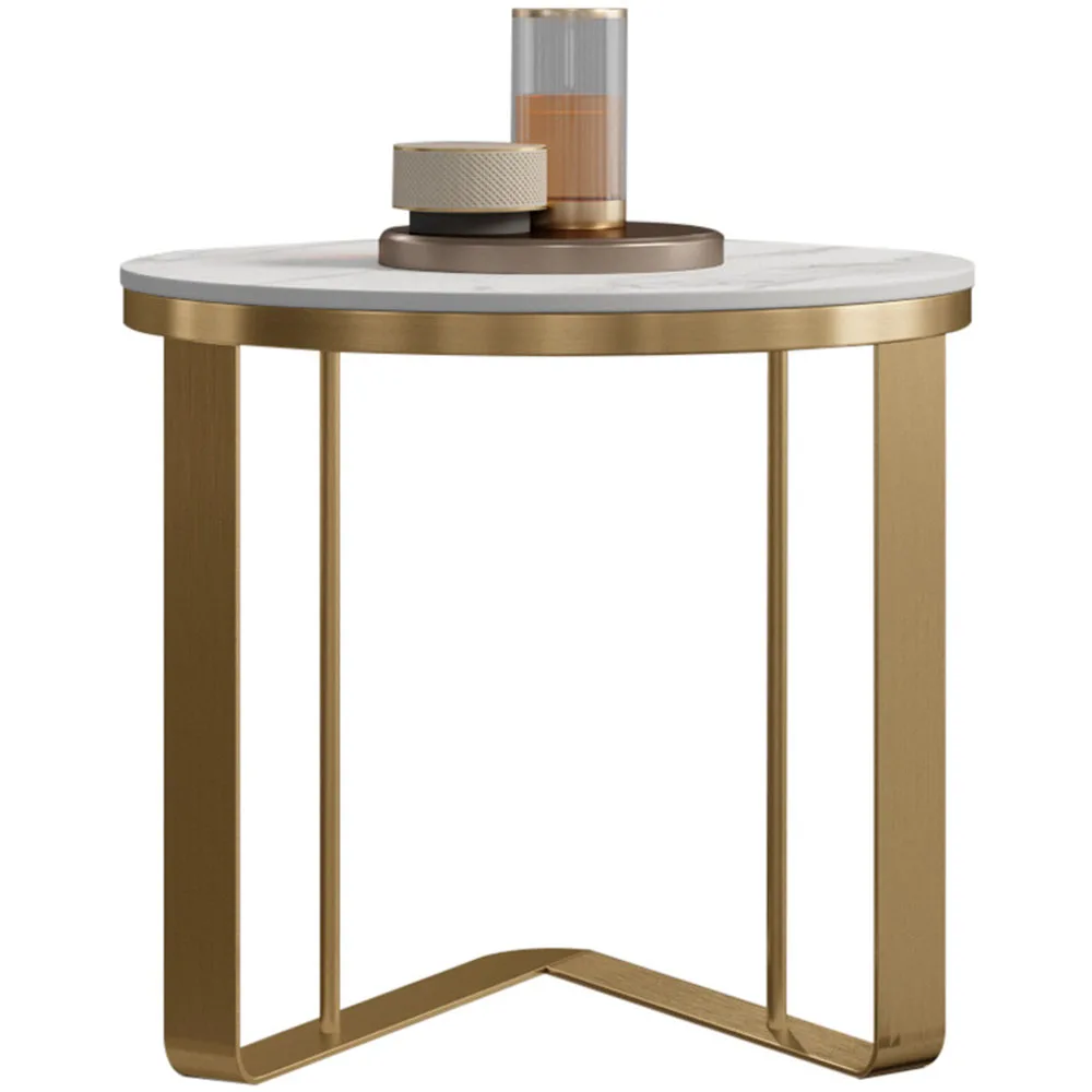 

Light Luxury Side Table Living Room Furniture Modern And Simple Personality Creative Stainless Steel Corner Table