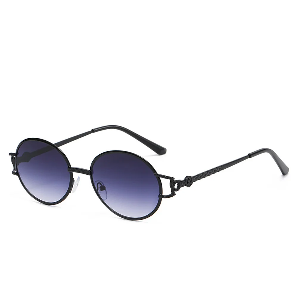 

Vintage Small Oval Round Sunglasses Women Brand Designer Metal Frame Unisex Outdoor Street Beat Glasses Lady Shades Oculos UV400