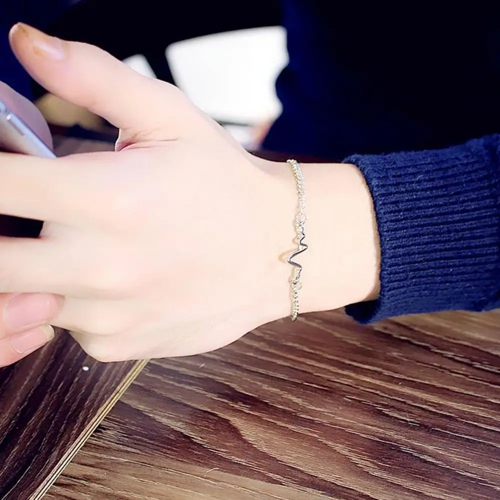 Новые поступления корейские модные популярные простые волны ЭКГ пульсометр