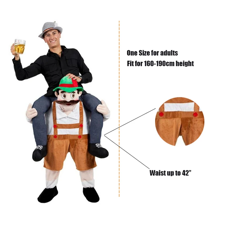 Брюки женские/мужские магические с изображением коричневого медведя костюмы для