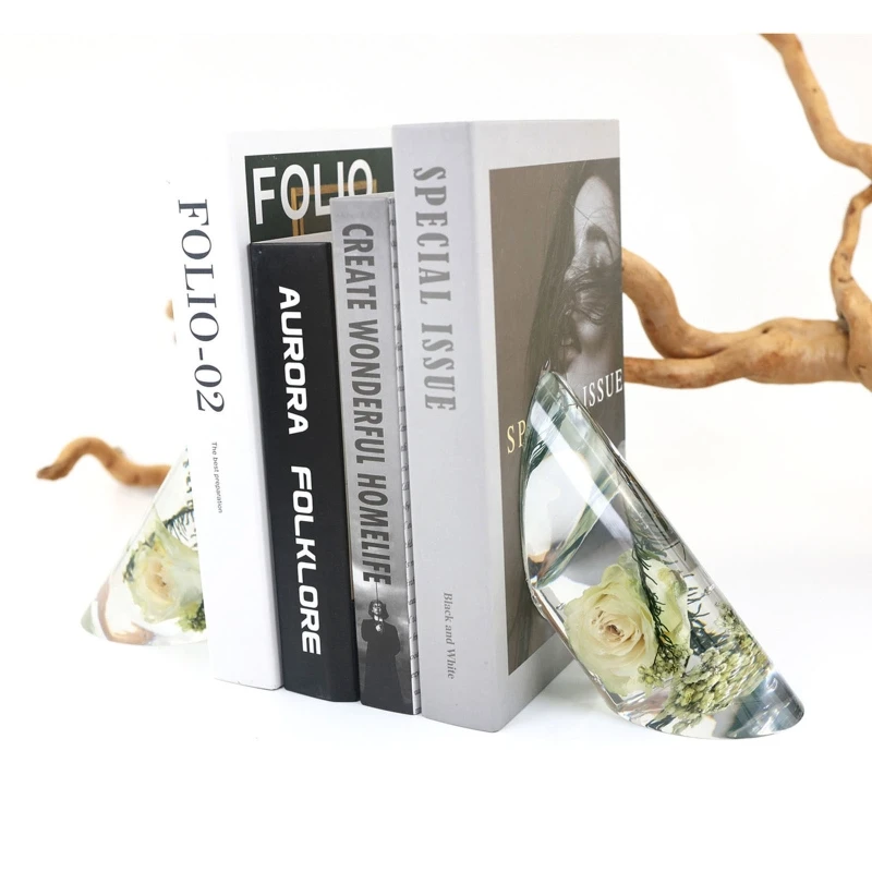 Формы для книг из смолы 3D Скошенные формы цилиндра силиконовые эпоксидной