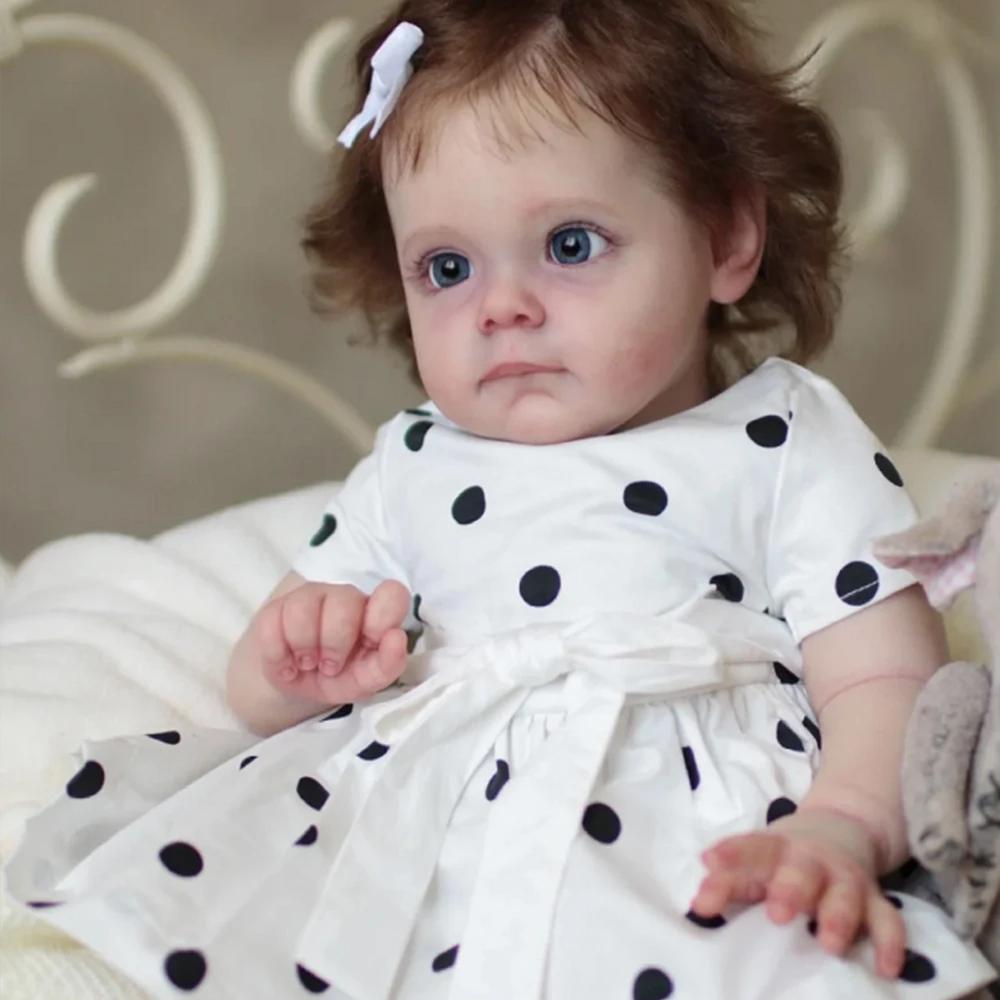 

60 см, 3D Рисунок, кожа, ткань, тело, силиконовая кукла-Реборн, Мэгги, девочка, малыш, кровеносные сосуды, искусство, ручная работа