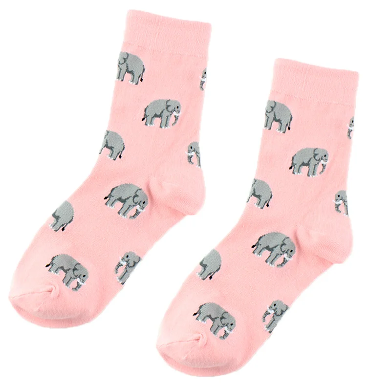 2022 Alpaca Elephant Fox Rabbit Animal socks Cotton Casual Socks Warm Women Streetwear Cute Funny Socks Happy Long Calcetines