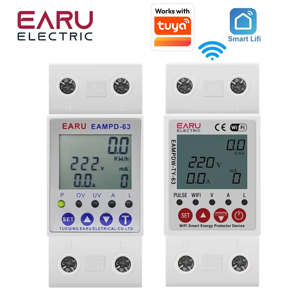 

Автомат защити цепи EARUELETRIC 2P 63A