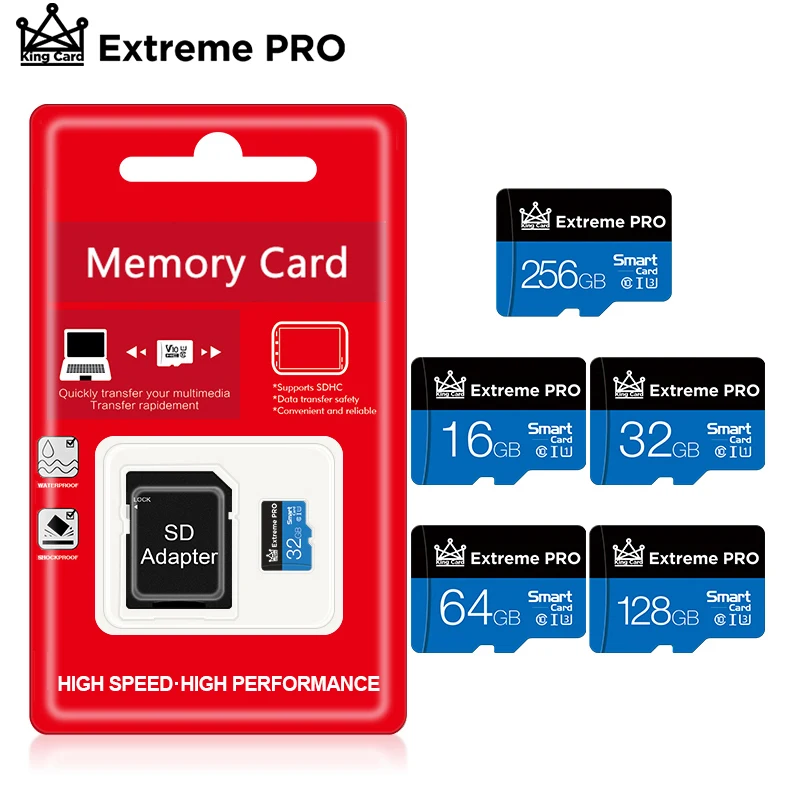 10 шт./лот Micro sd-карта 32 Гб 64 128 ГБ SDXC/SDHC класса TF флэш-карта памяти micro sd 8 оперативной