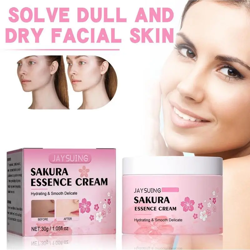 

Sakura Essence Cream Hydrating Smooth Delicate Cherry Blossom Eye Cream 30g Moisturizer Cream Moisturizer For Dry Skin