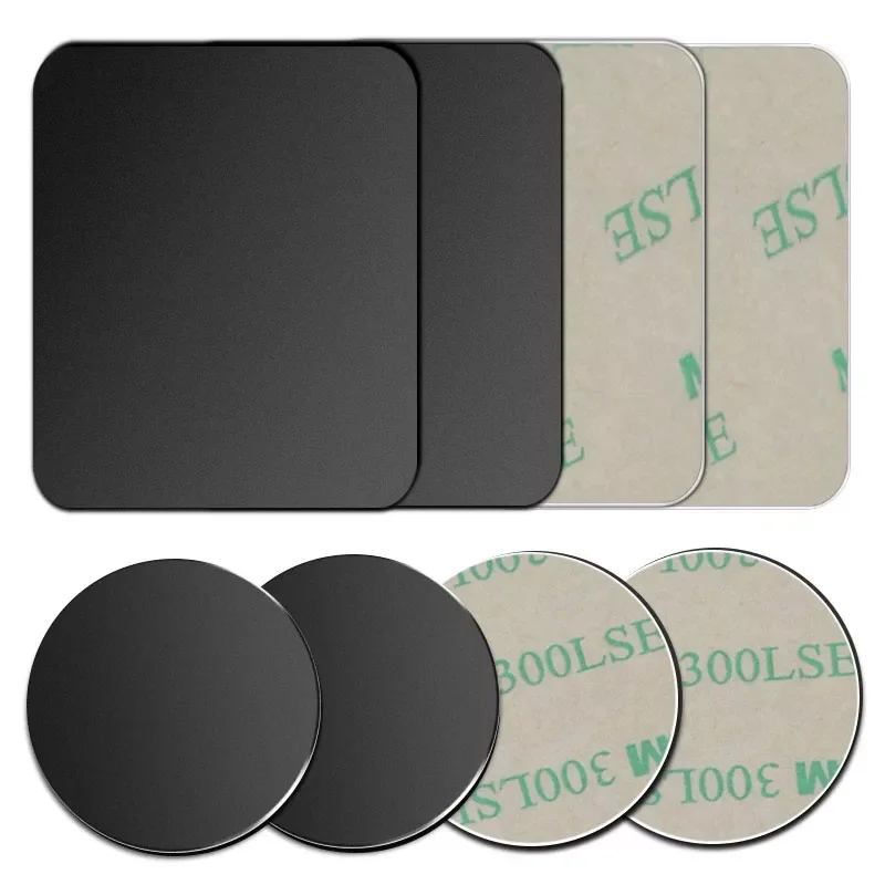 

Metal Plates With adhensive For Magnetics Car Phone Holder Stand Replace Iron Sheet disk For Magnet Phone Stand