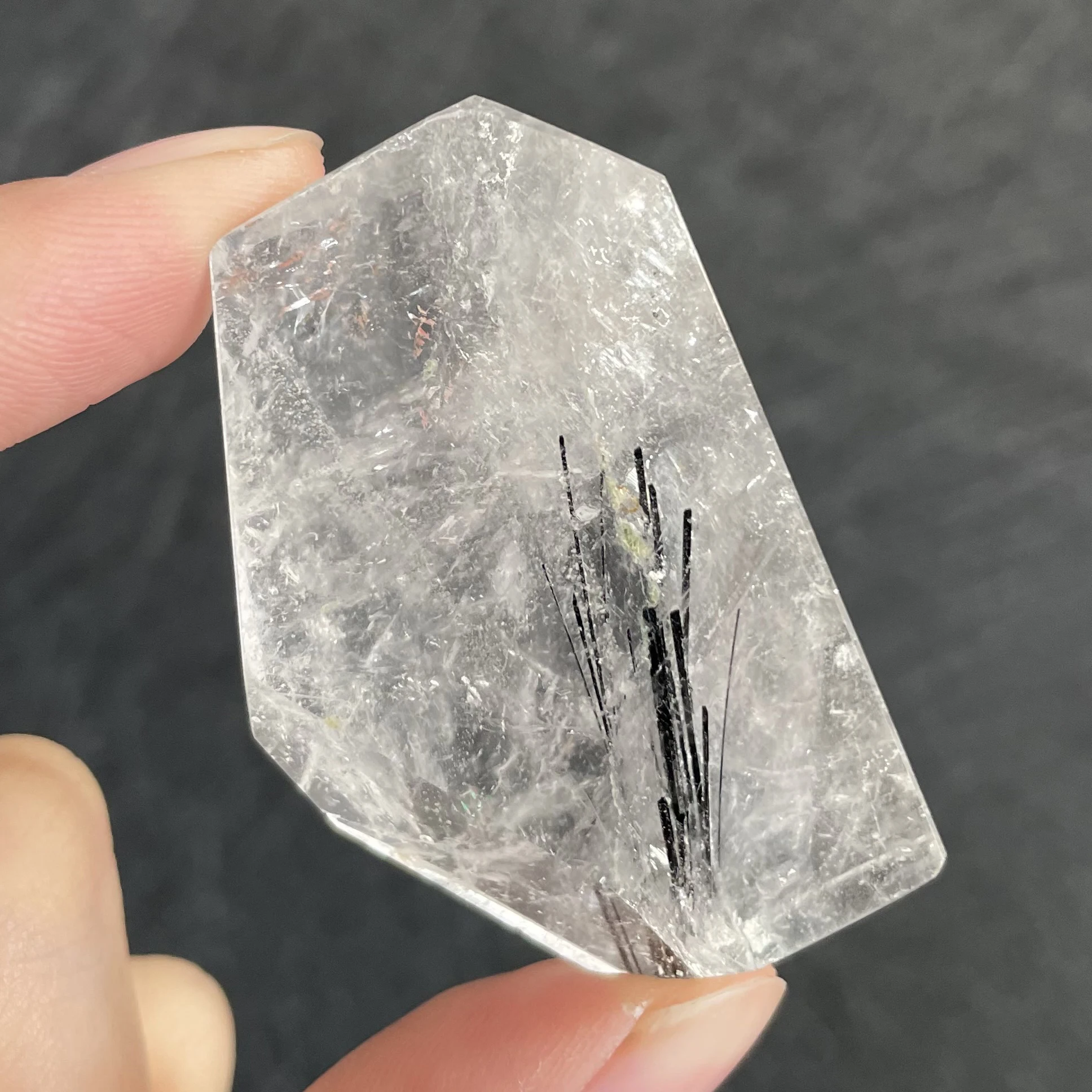 

Черный кварц рутилированный кристаллы