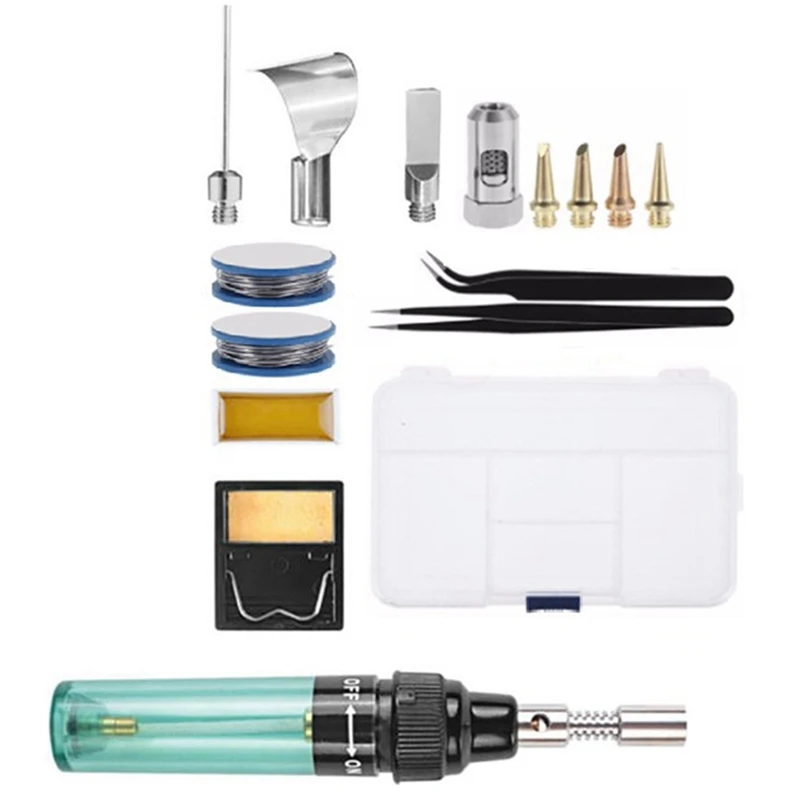 

3 In 1 Professional Gas Soldering Iron Butane Gas Welding Soldering Welding Pen For Light Welding Repairing Tin Welding