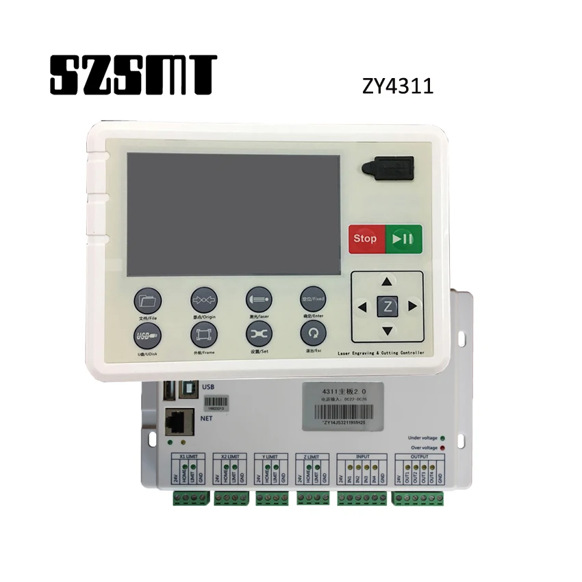 CO2 Laser Controller Card ZY4311 Control System For CO2 Laser Engraving Cutting Machine