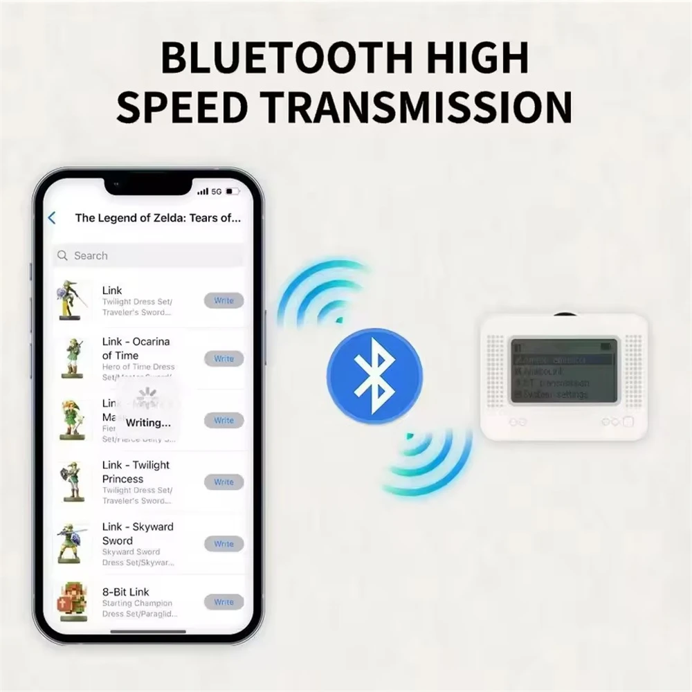 Фото Эмулятор Amiibo NFC Pixl, заряжаемый Bluetooth-симулятор для Switch2/Switch WiiU 3DS, игровые аксессуары №5