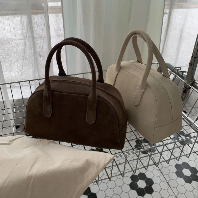 Корейская шикарная нишевая Классическая Бостонская сумка винтажные Роскошные