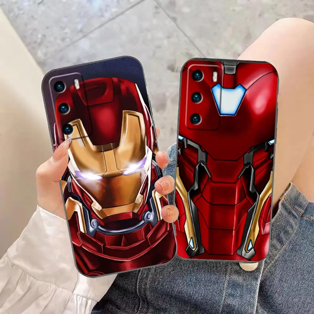 

Funda Coque Case For HUAWEI P50 P40 P30 P20 P10 P9 P8 Plus MATE 30 20 20X 10 9 8 Pro Lite Case Capa Para Cover Marvel Iron Man
