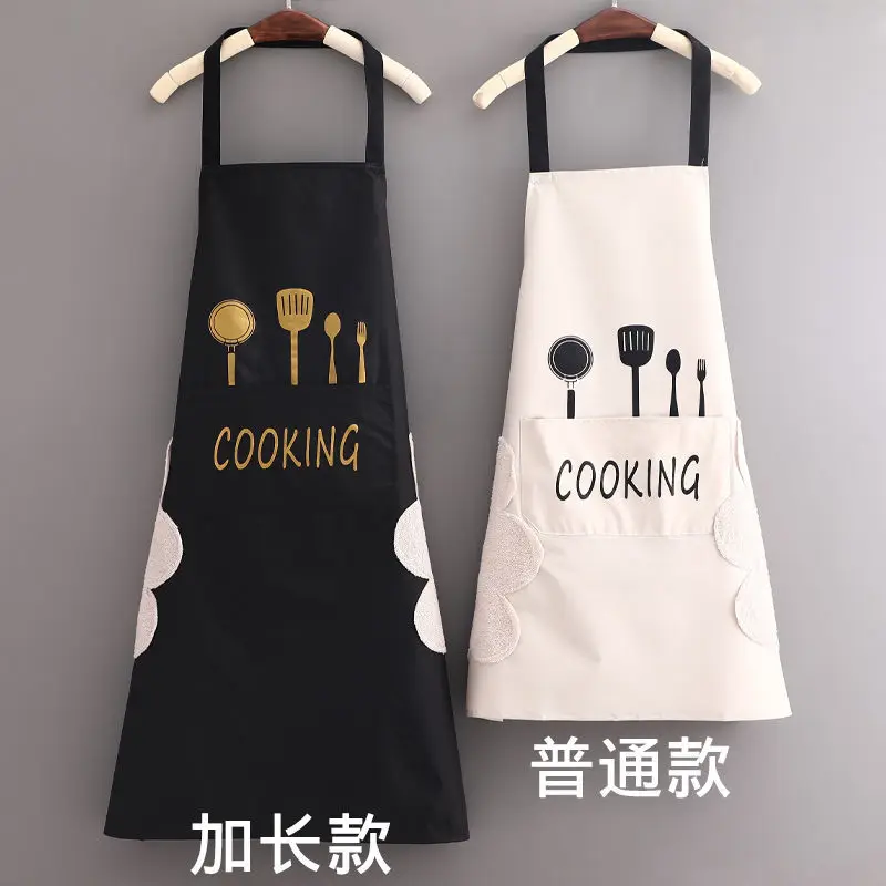 

Barbecue vest smock extended apron waterproof and oil-proof household kitchen female fashion summer overalls adult waistcoat